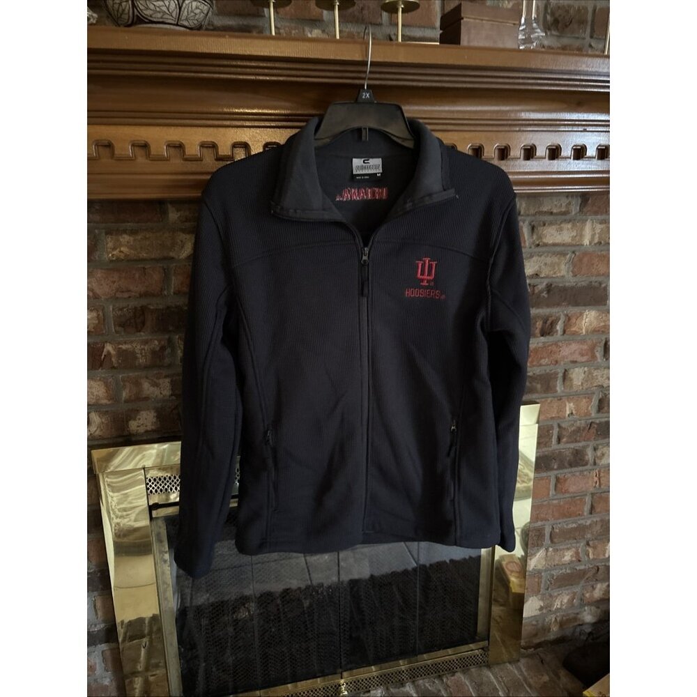 Colosseum Gray Thermal IU Indiana Hoosiers Jacket Size Medium Mens - Picture 1 of 6